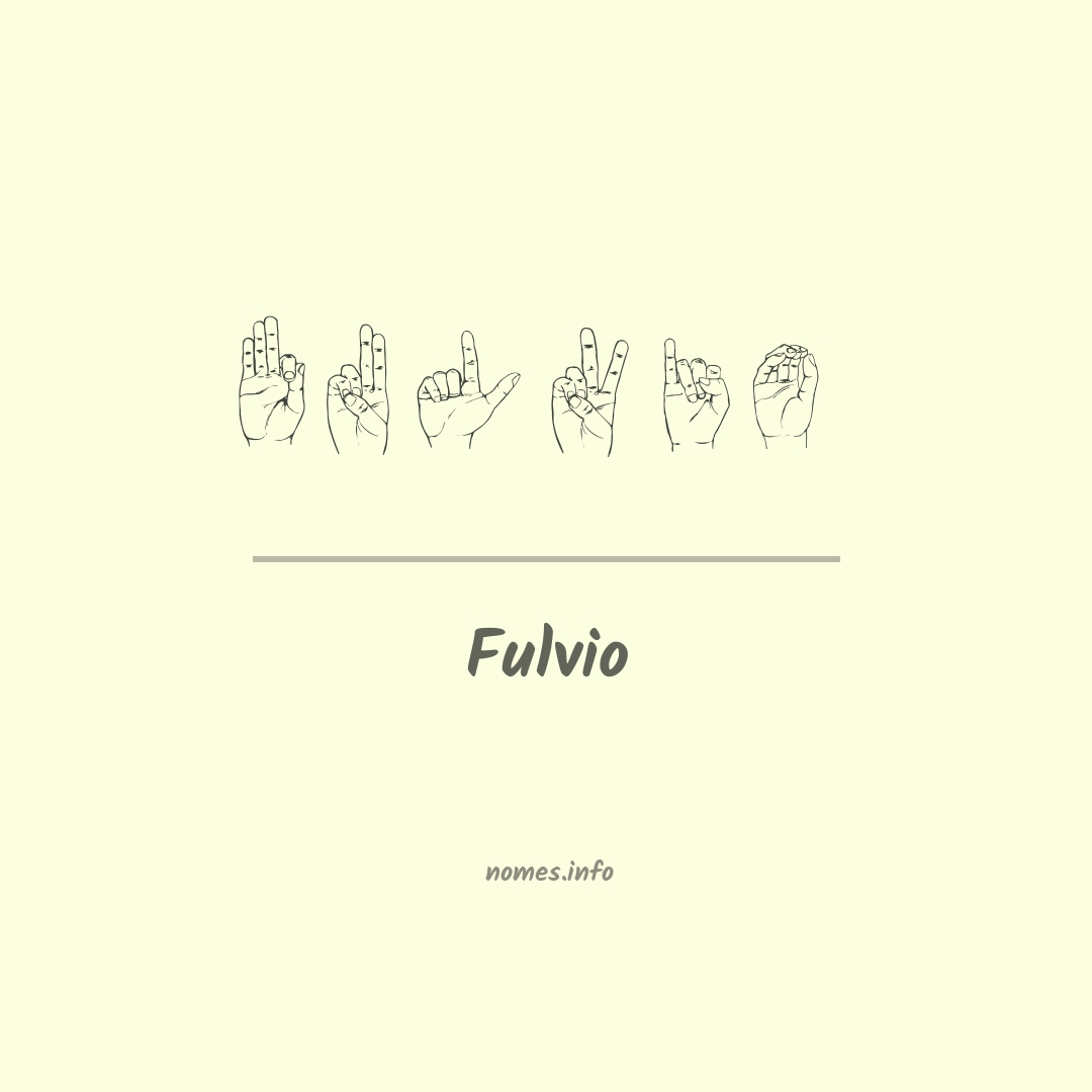Fulvio em Libras