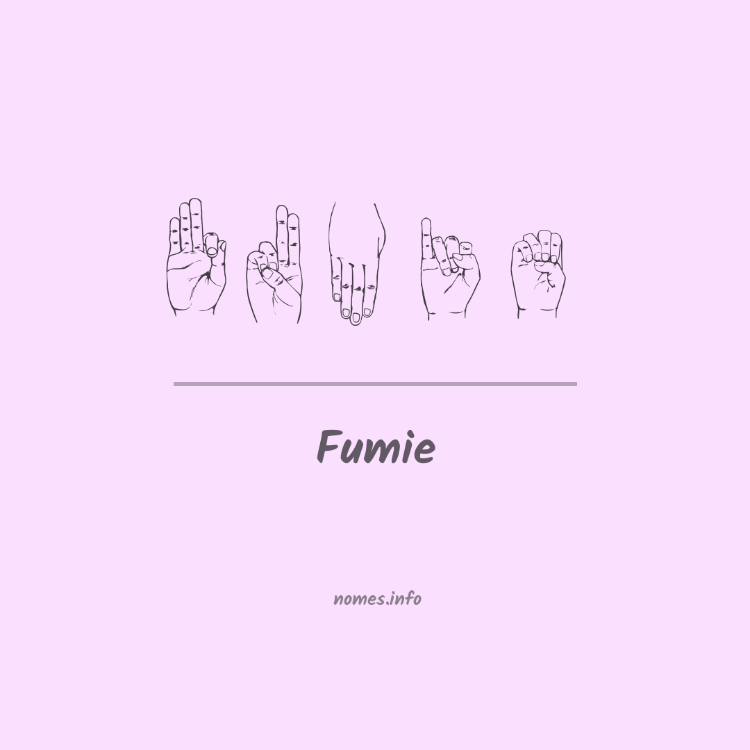 Fumie em Libras