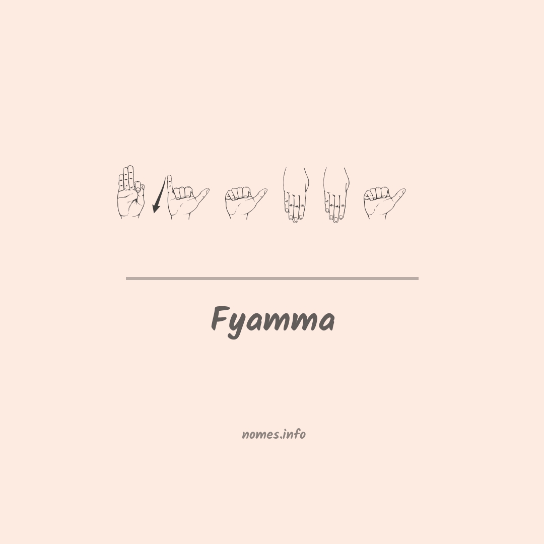 Fyamma em Libras