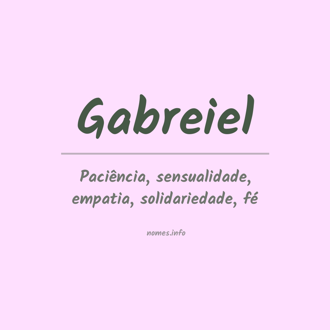 Significado do nome Gabreiel