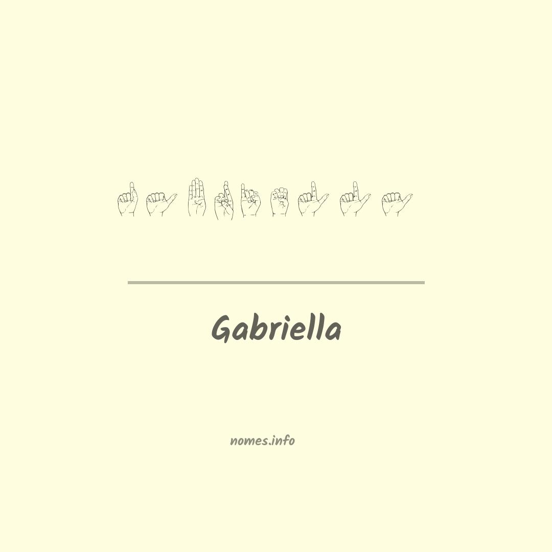 Gabriella em Libras Gabriella em Libras
