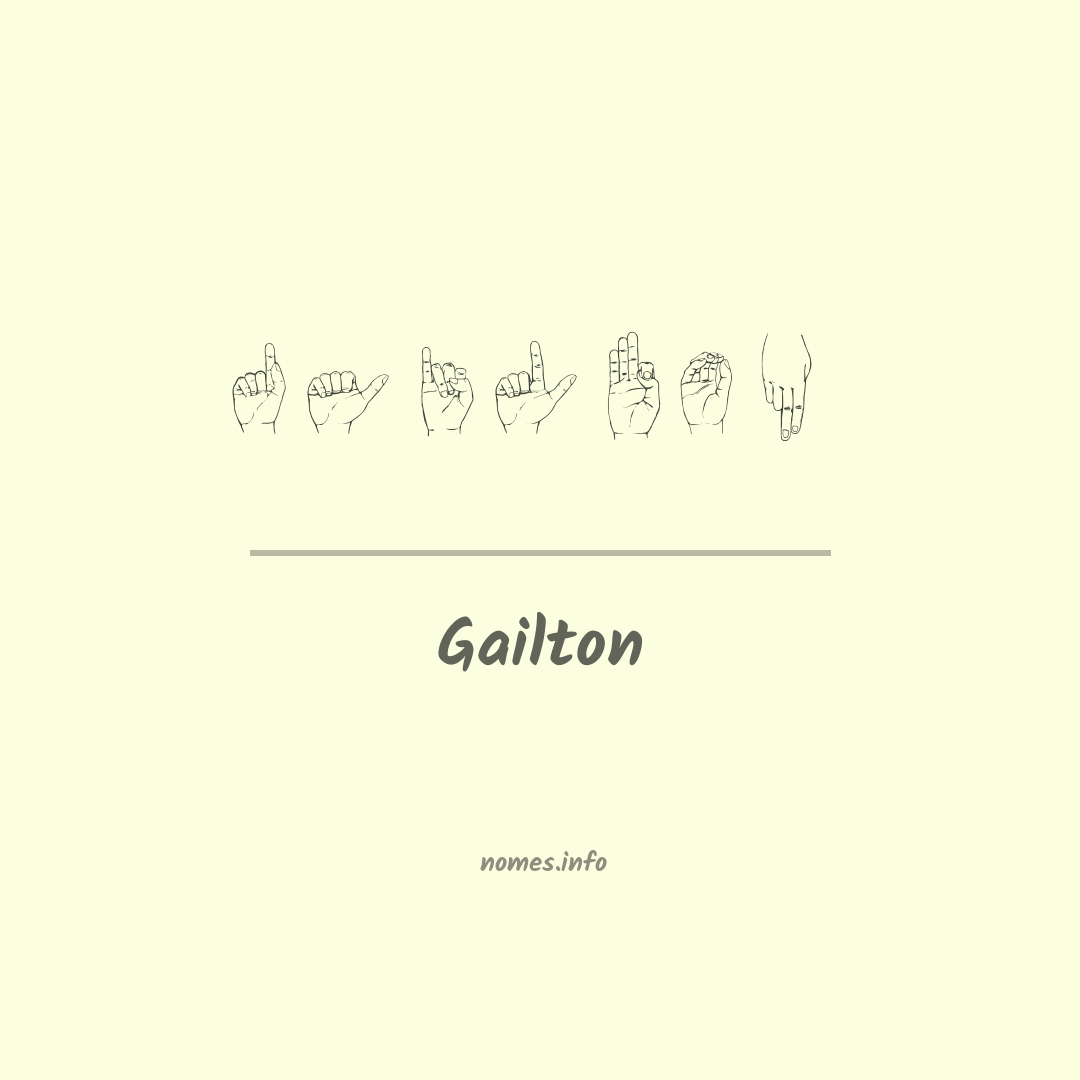 Gailton em Libras