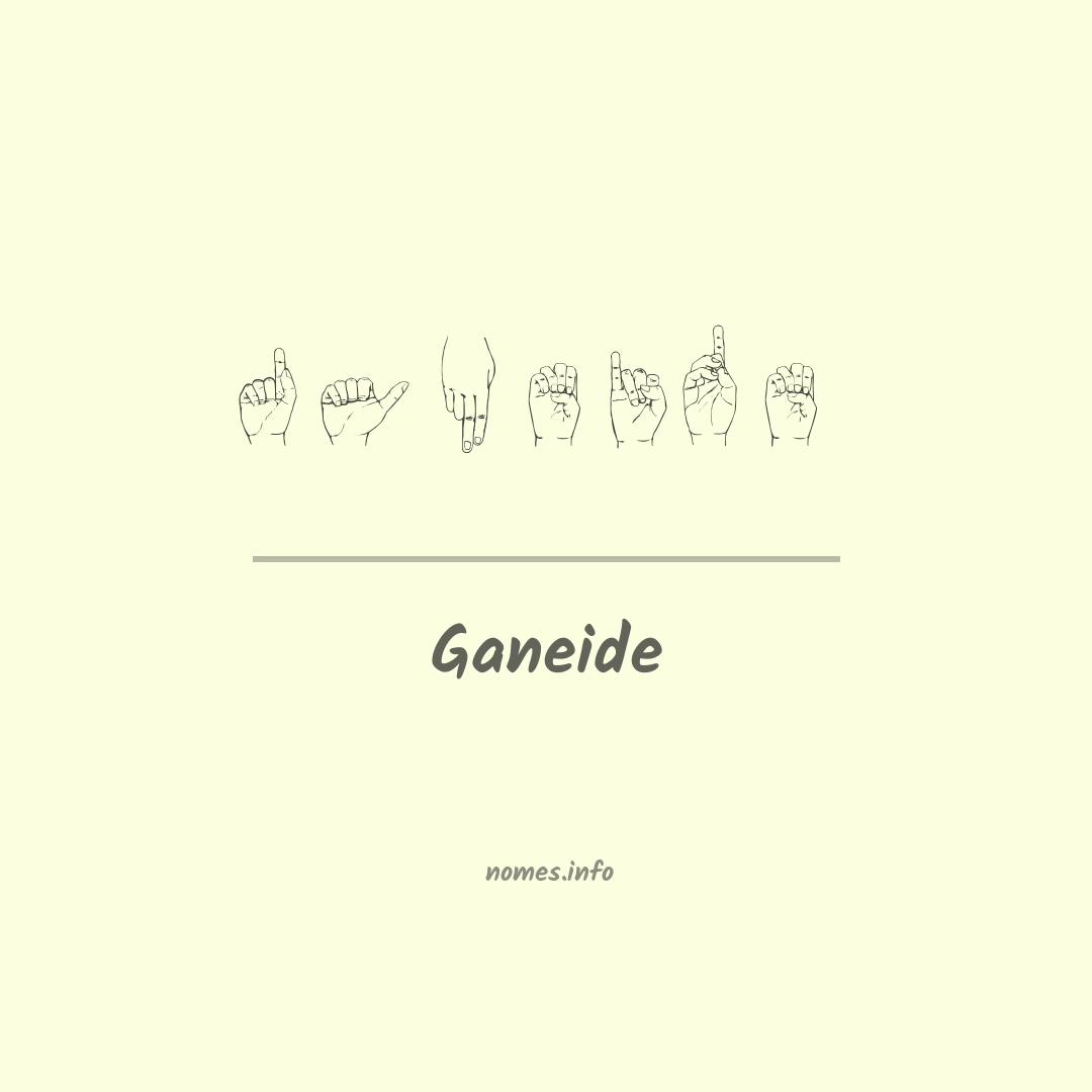 Ganeide em Libras