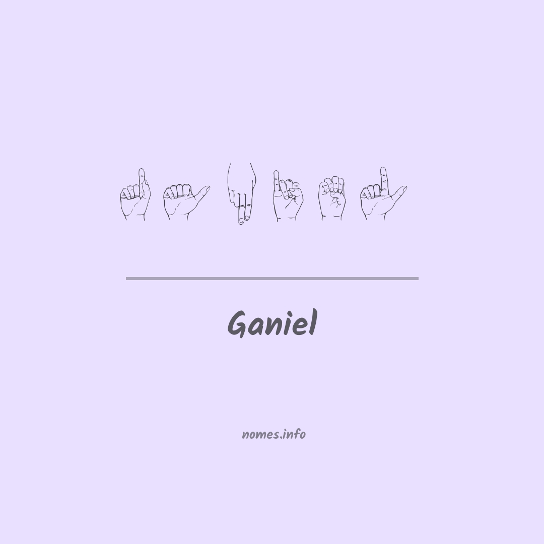 Ganiel em Libras