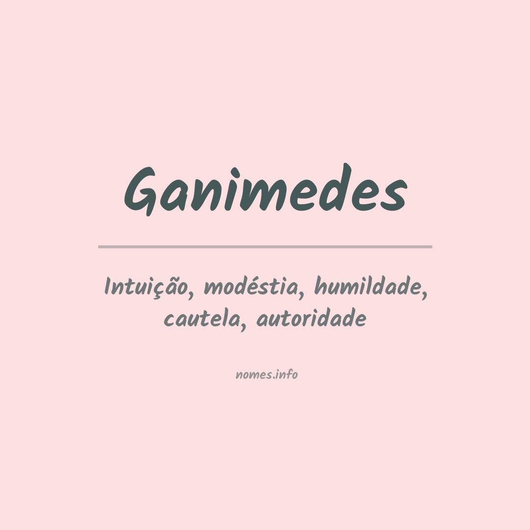 Significado do nome Ganimedes