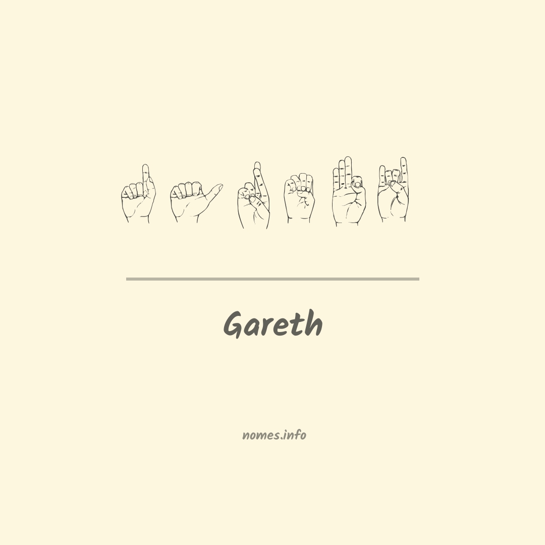 Gareth em Libras