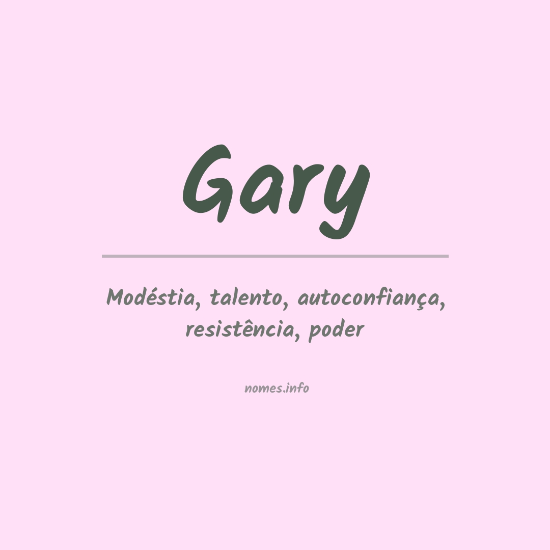 Significado do nome Gary