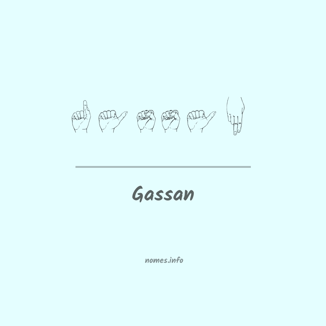 Gassan em Libras