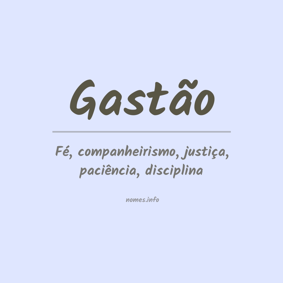 Significado do nome Gastão
