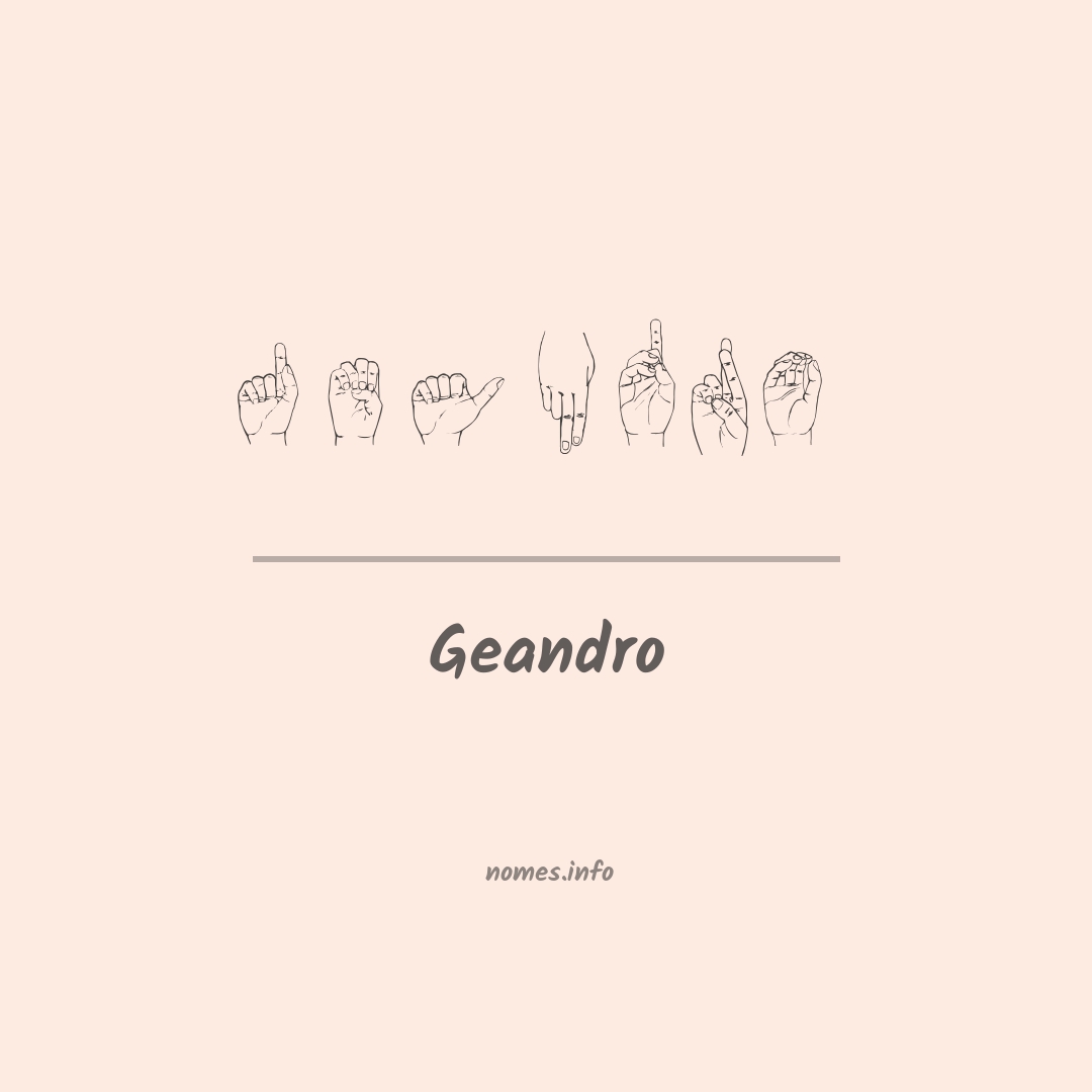 Geandro em Libras