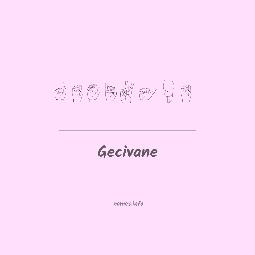 Gecivane em Libras