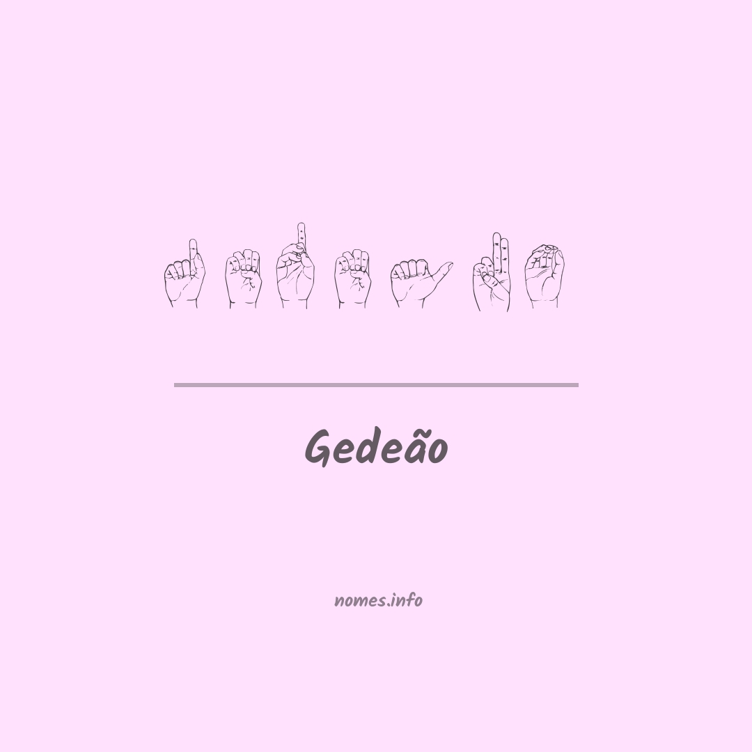 Gedeão em Libras
