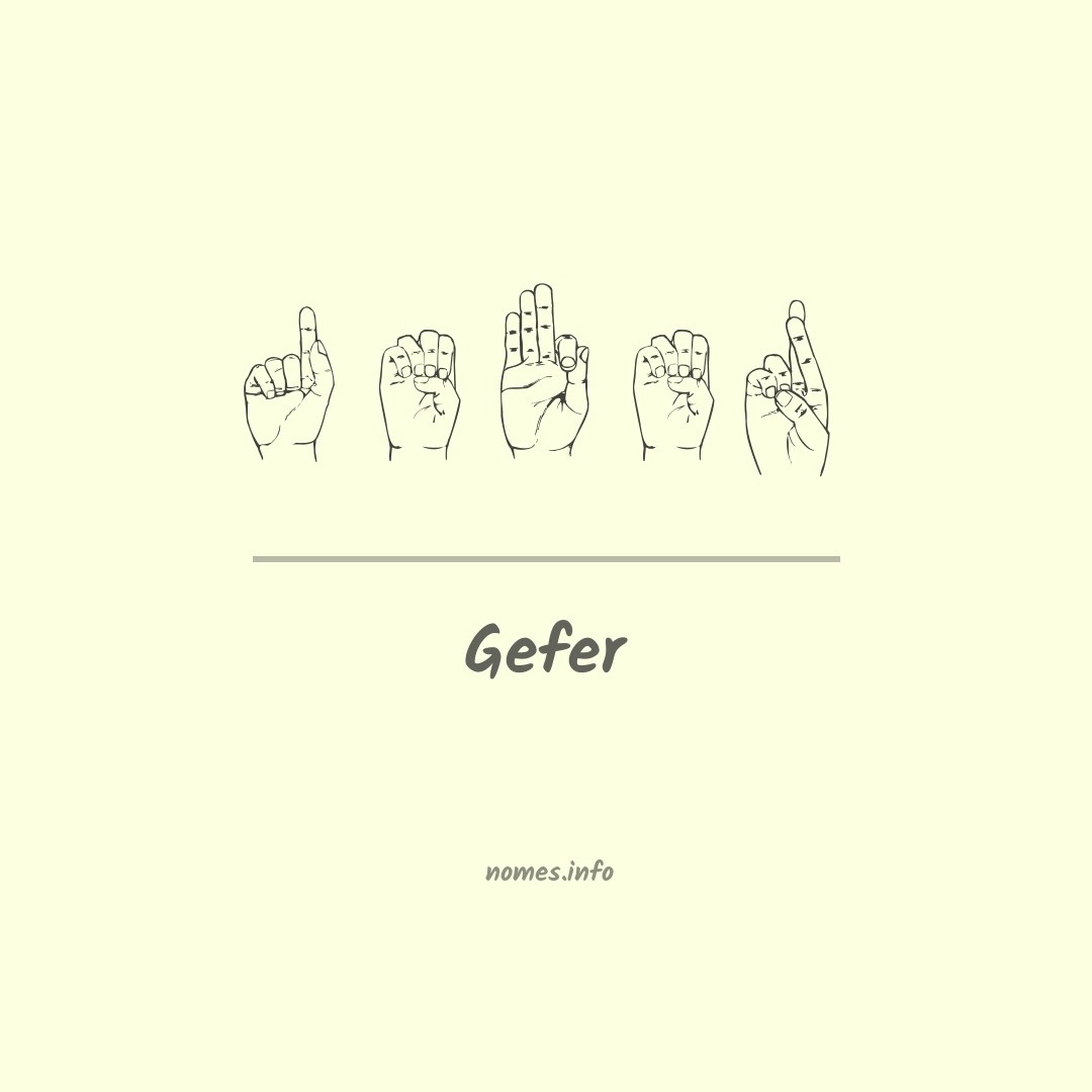 Gefer em Libras