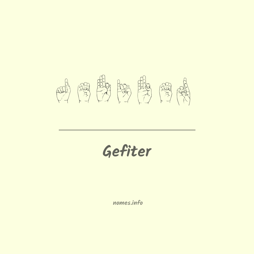Gefiter em Libras