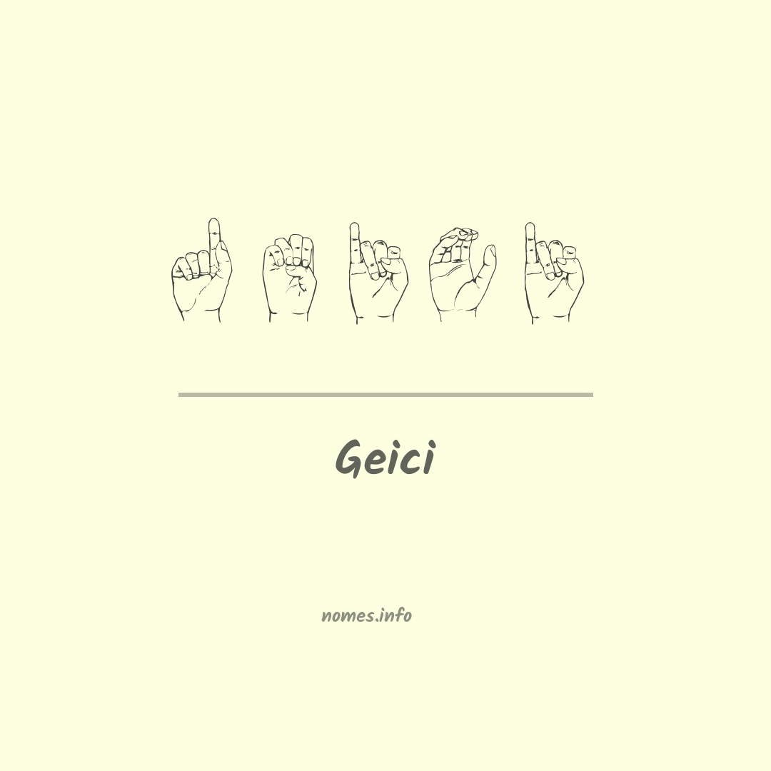 Geici em Libras