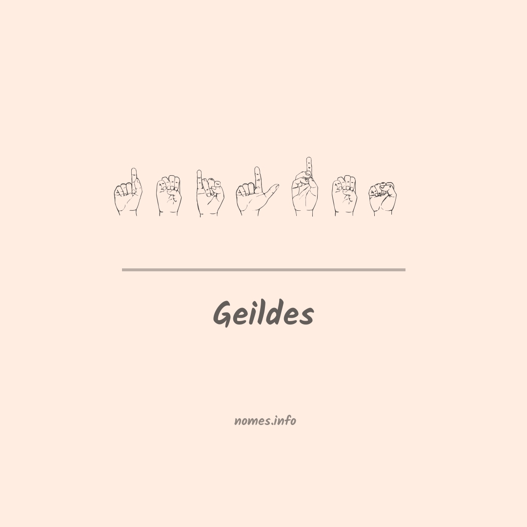 Geildes em Libras Geildes em Libras