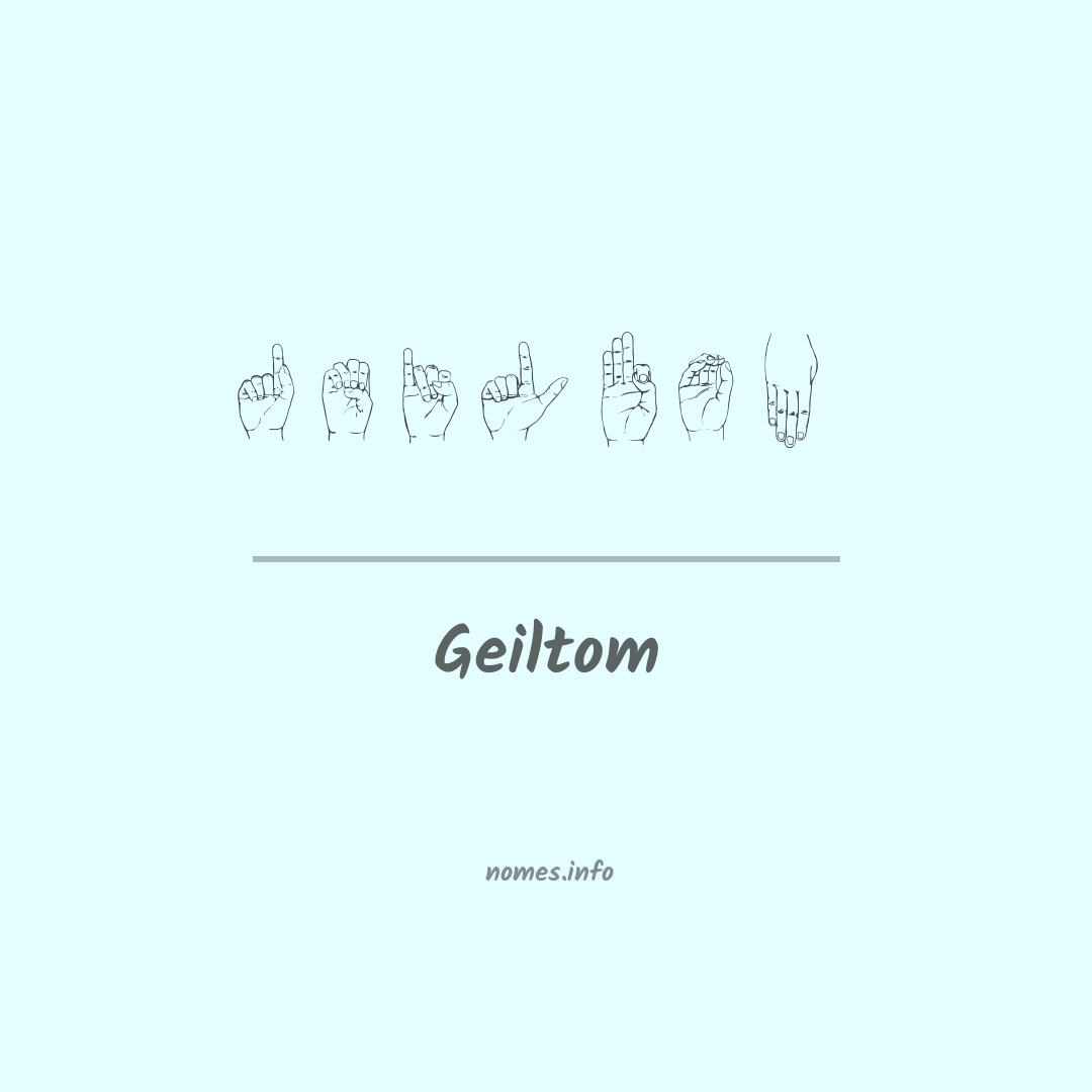 Geiltom em Libras