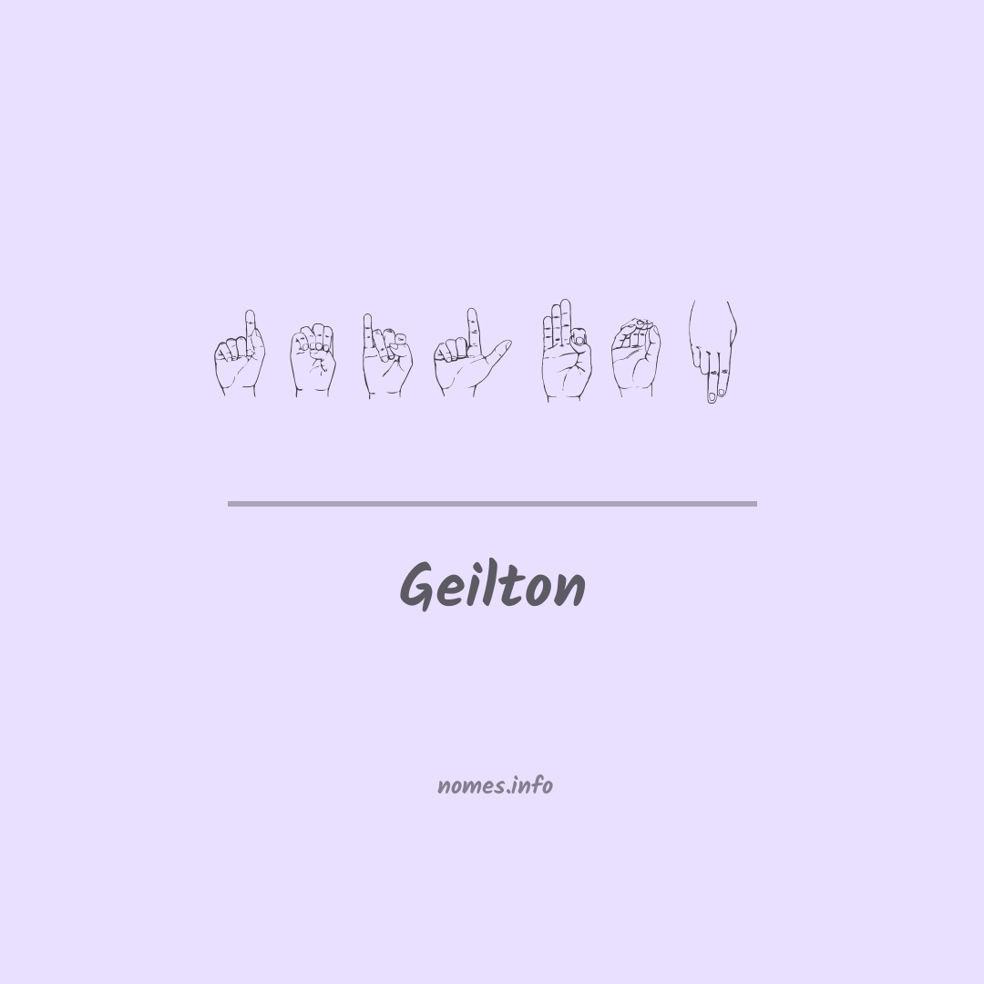 Geilton em Libras