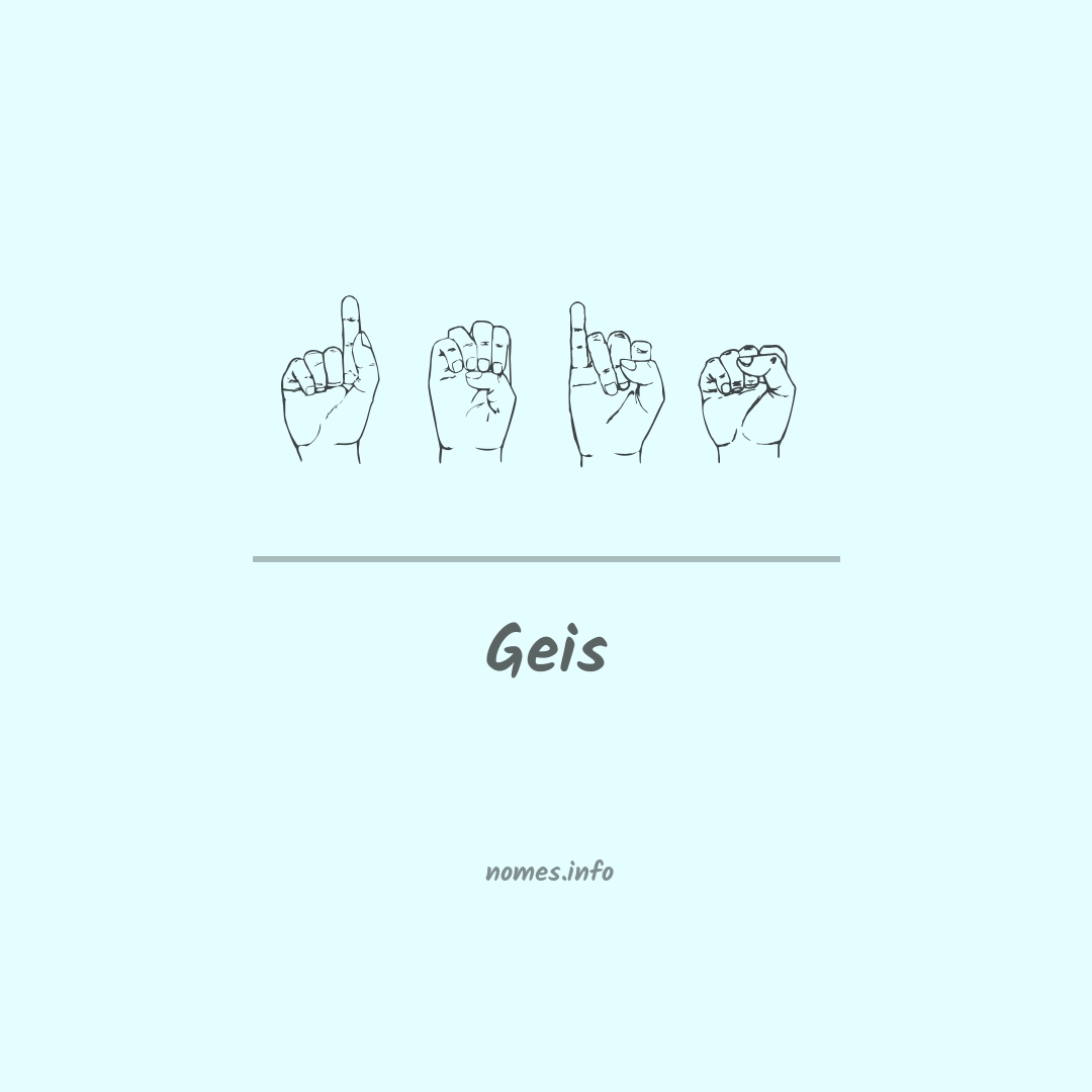 Geis em Libras