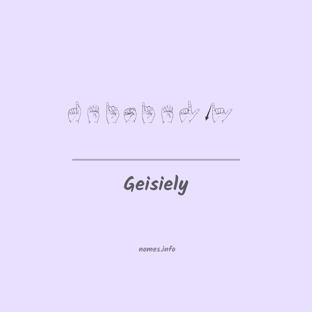 Geisiely em Libras
