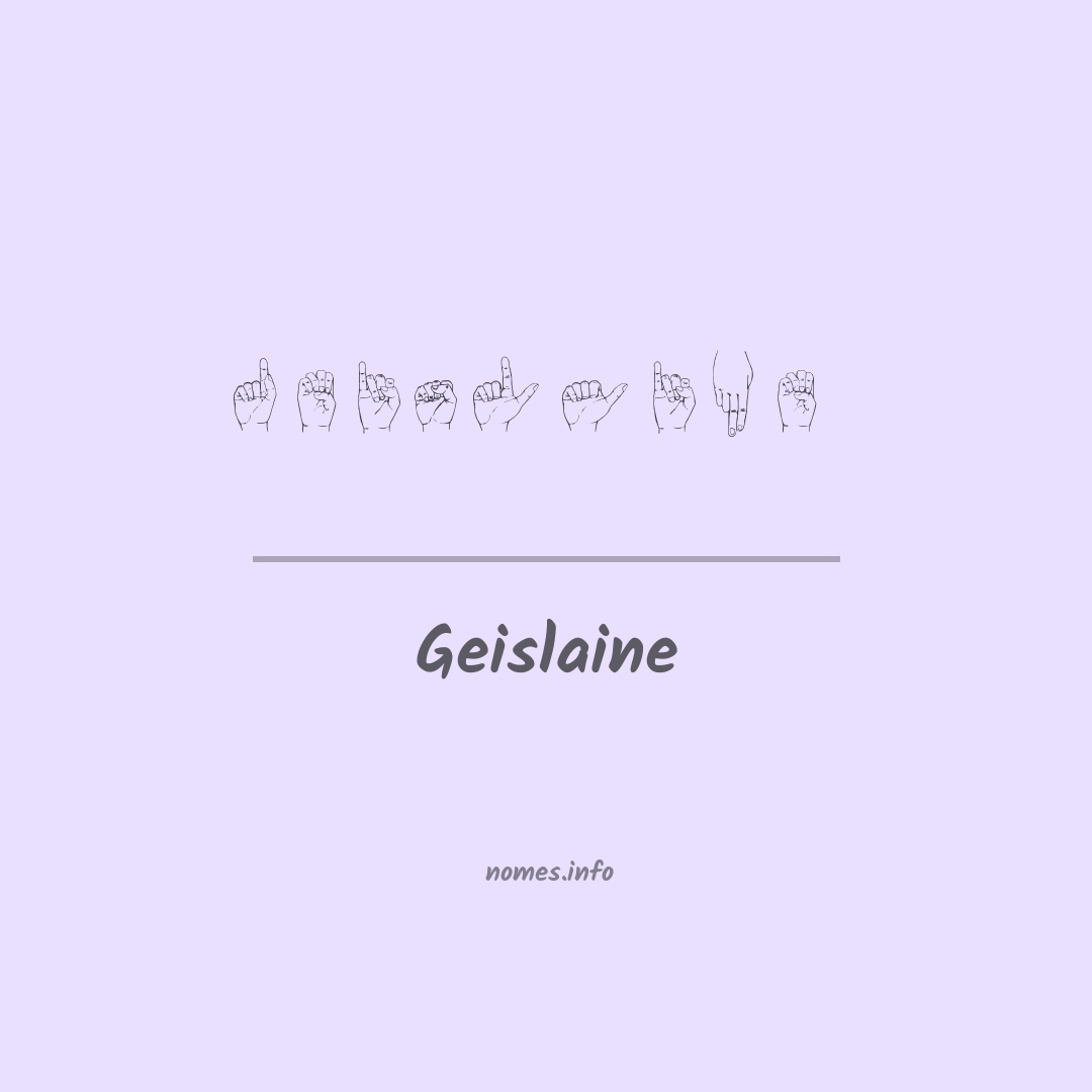 Geislaine em Libras