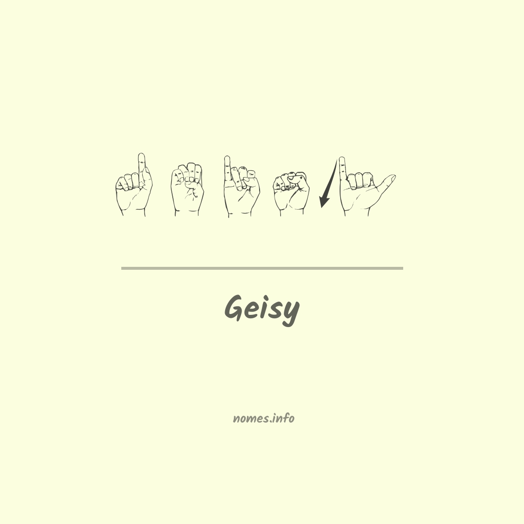 Geisy em Libras