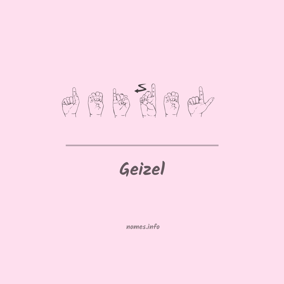 Geizel em Libras