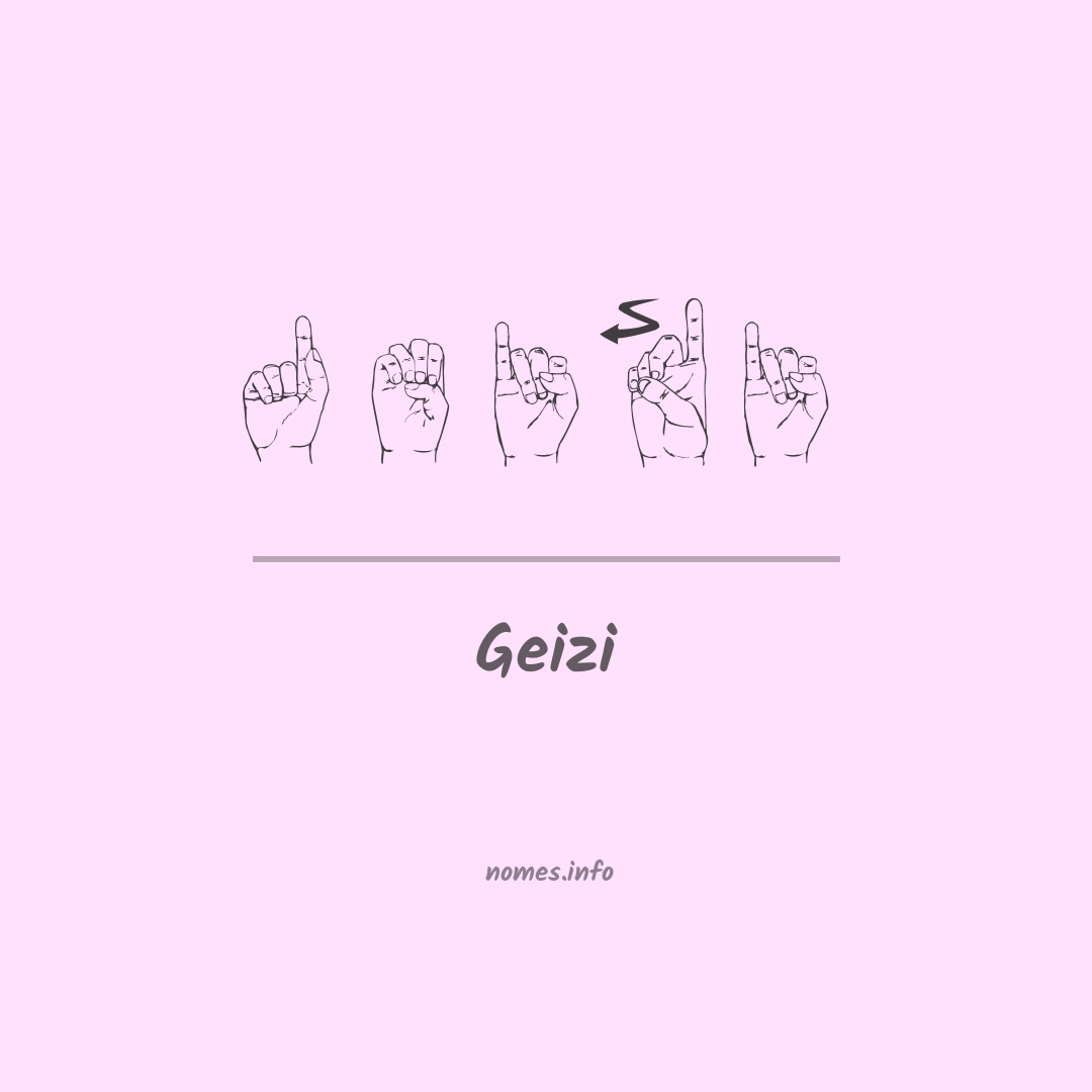 Geizi em Libras