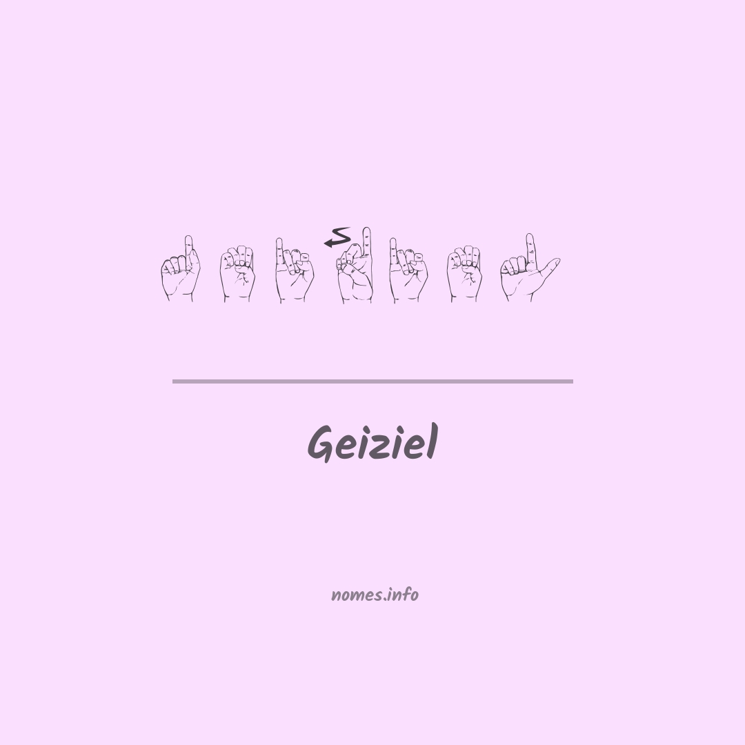 Geiziel em Libras