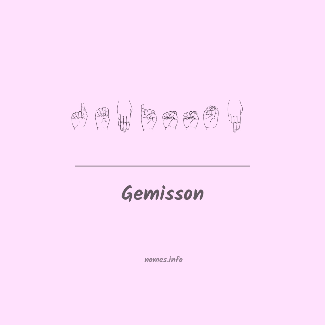 Gemisson em Libras