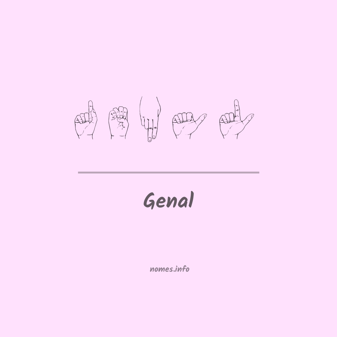 Genal em Libras