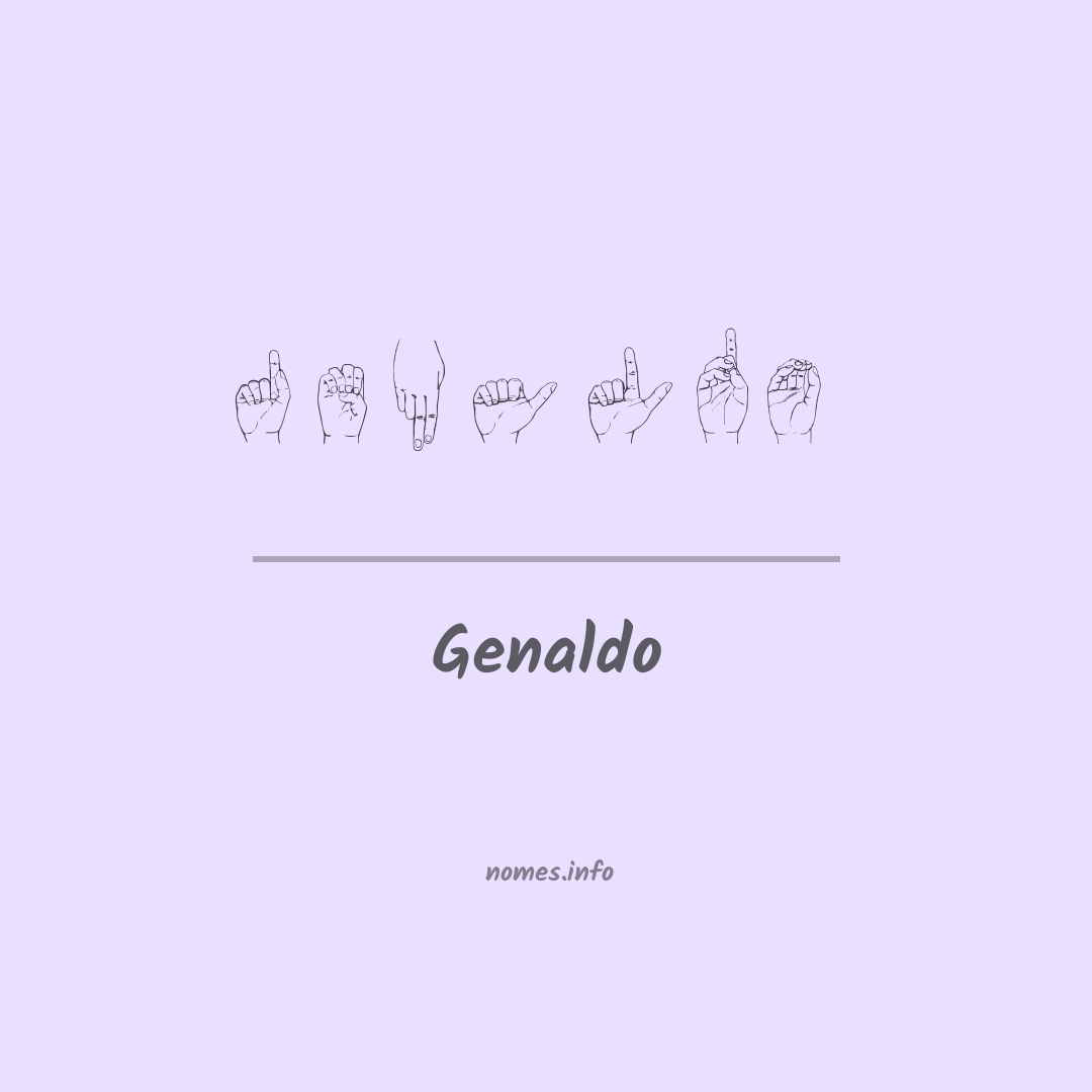 Genaldo em Libras