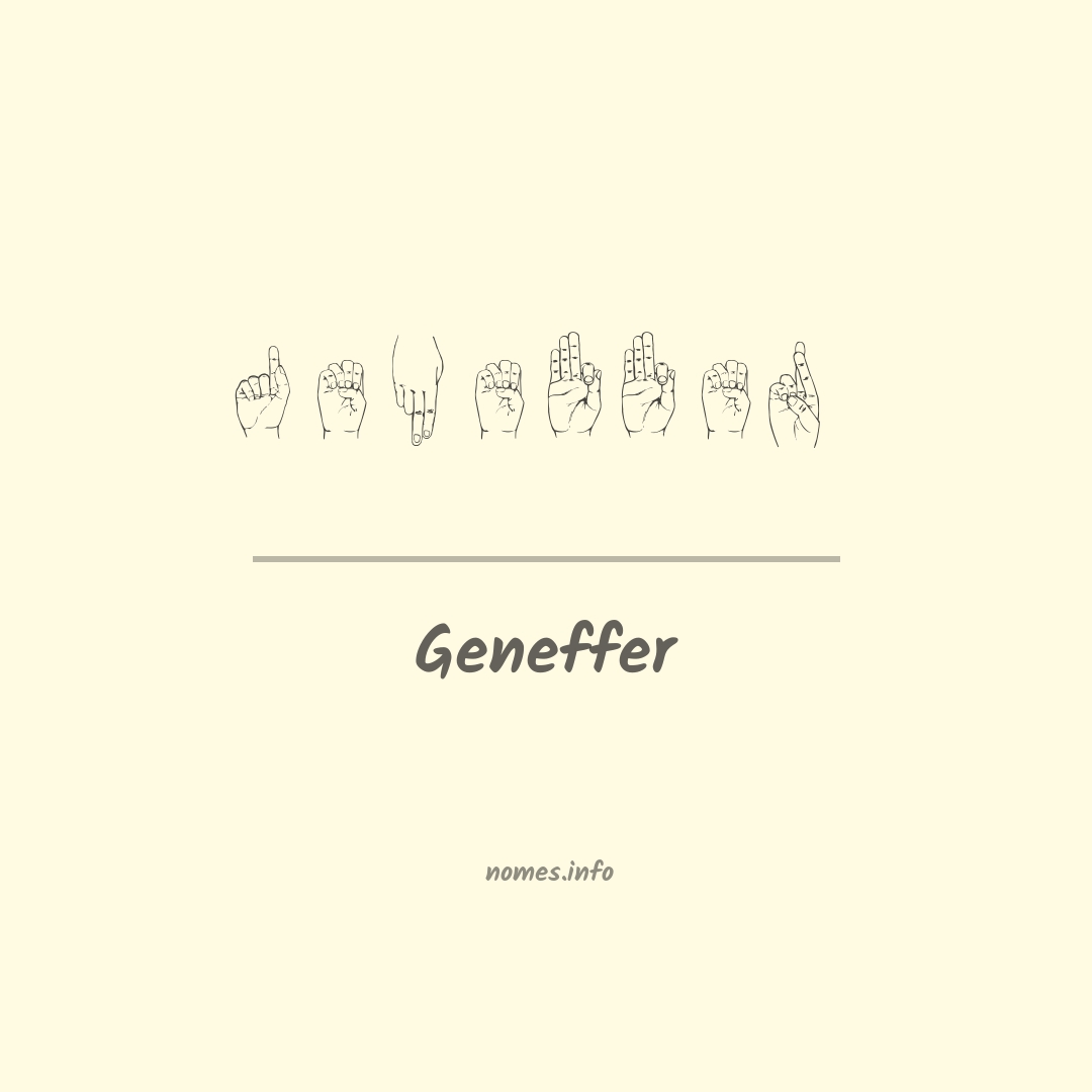 Geneffer em Libras