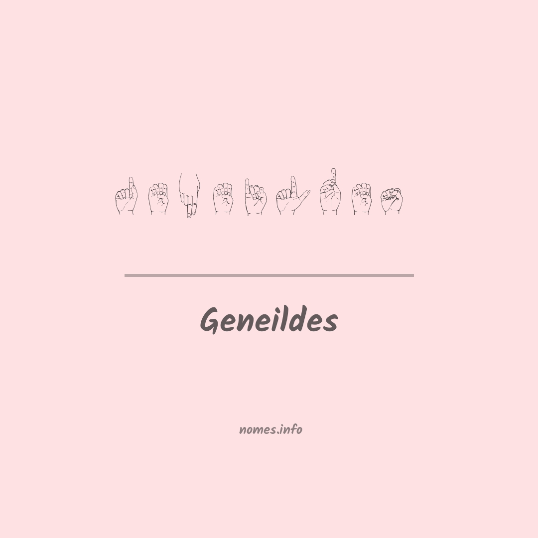 Geneildes em Libras