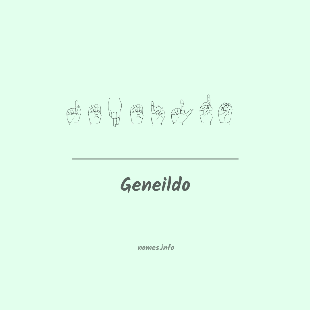 Geneildo em Libras