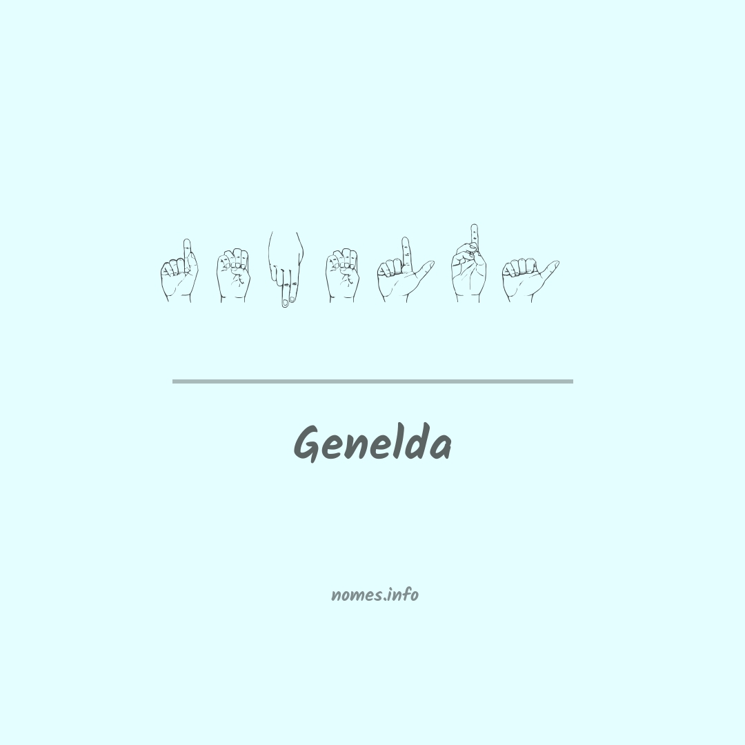 Genelda em Libras