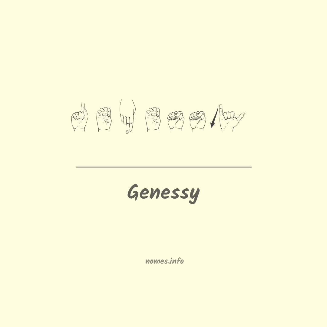 Genessy em Libras
