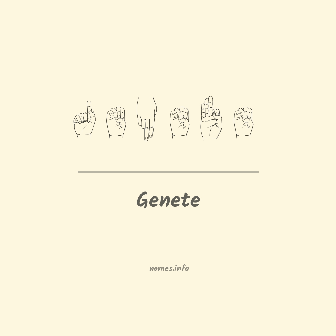 Genete em Libras