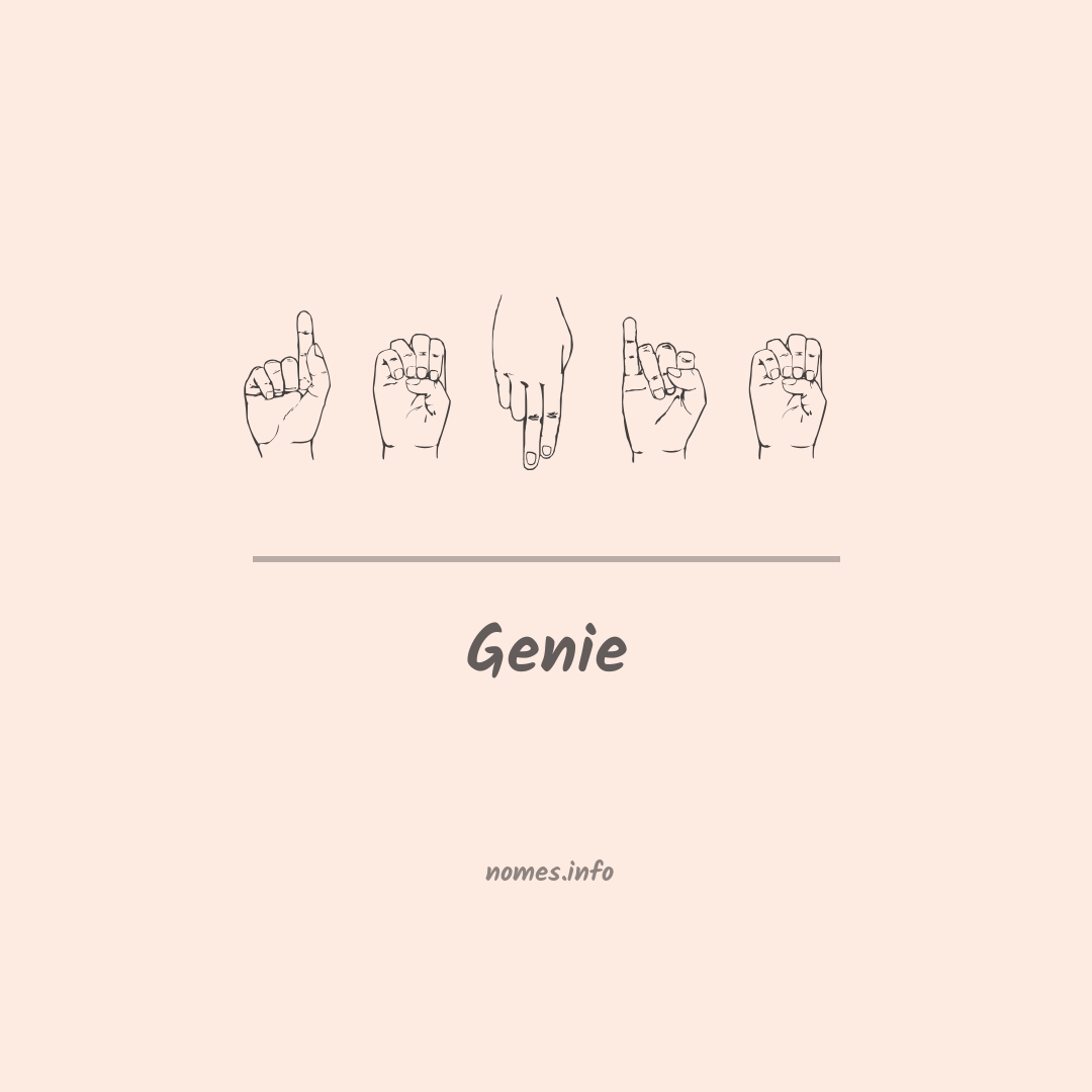 Genie em Libras