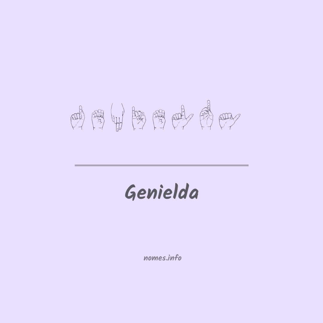 Genielda em Libras
