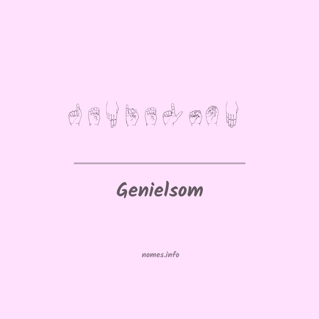 Genielsom em Libras