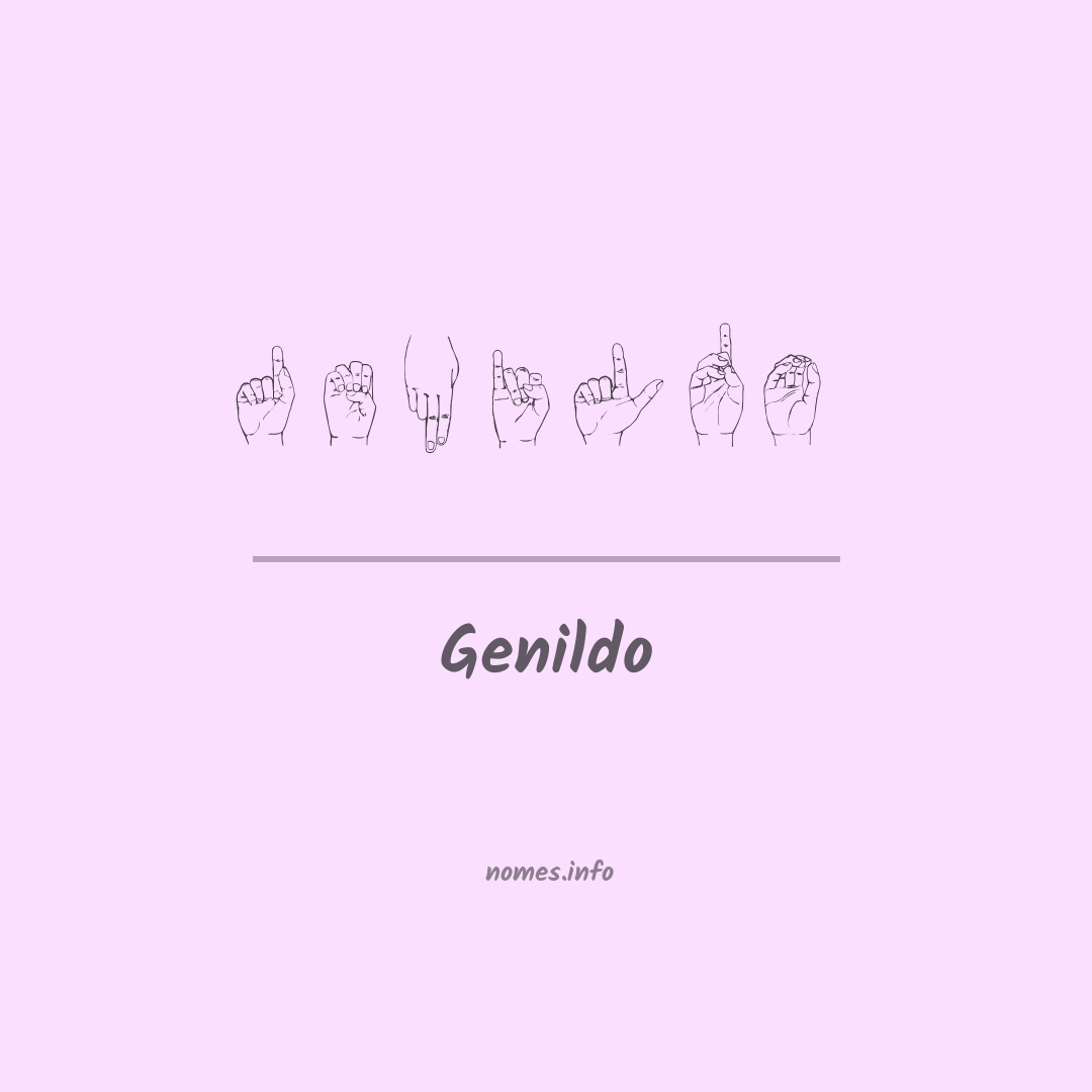Genildo em Libras