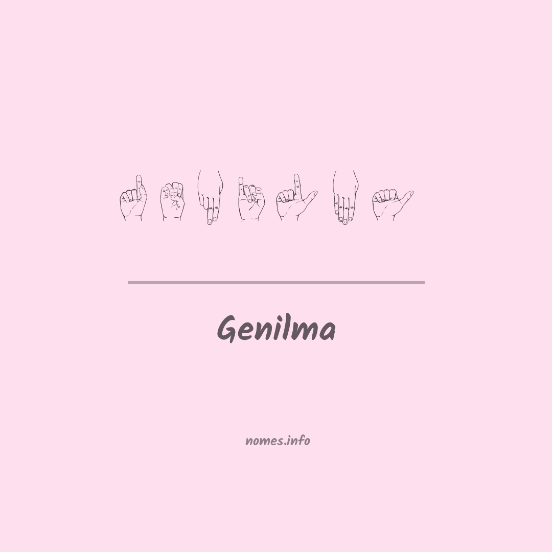 Genilma em Libras