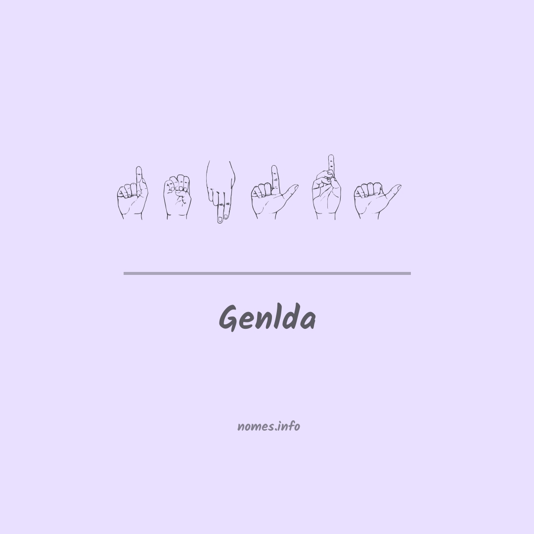 Genlda em Libras