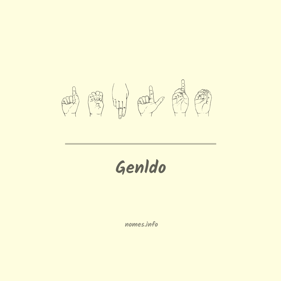 Genldo em Libras