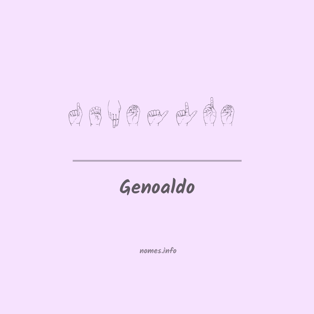 Genoaldo em Libras