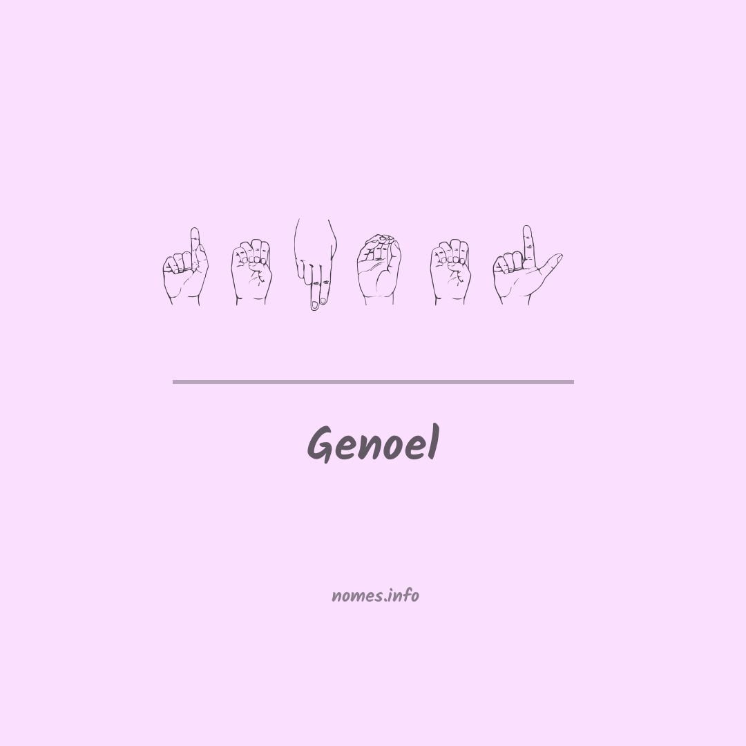 Genoel em Libras