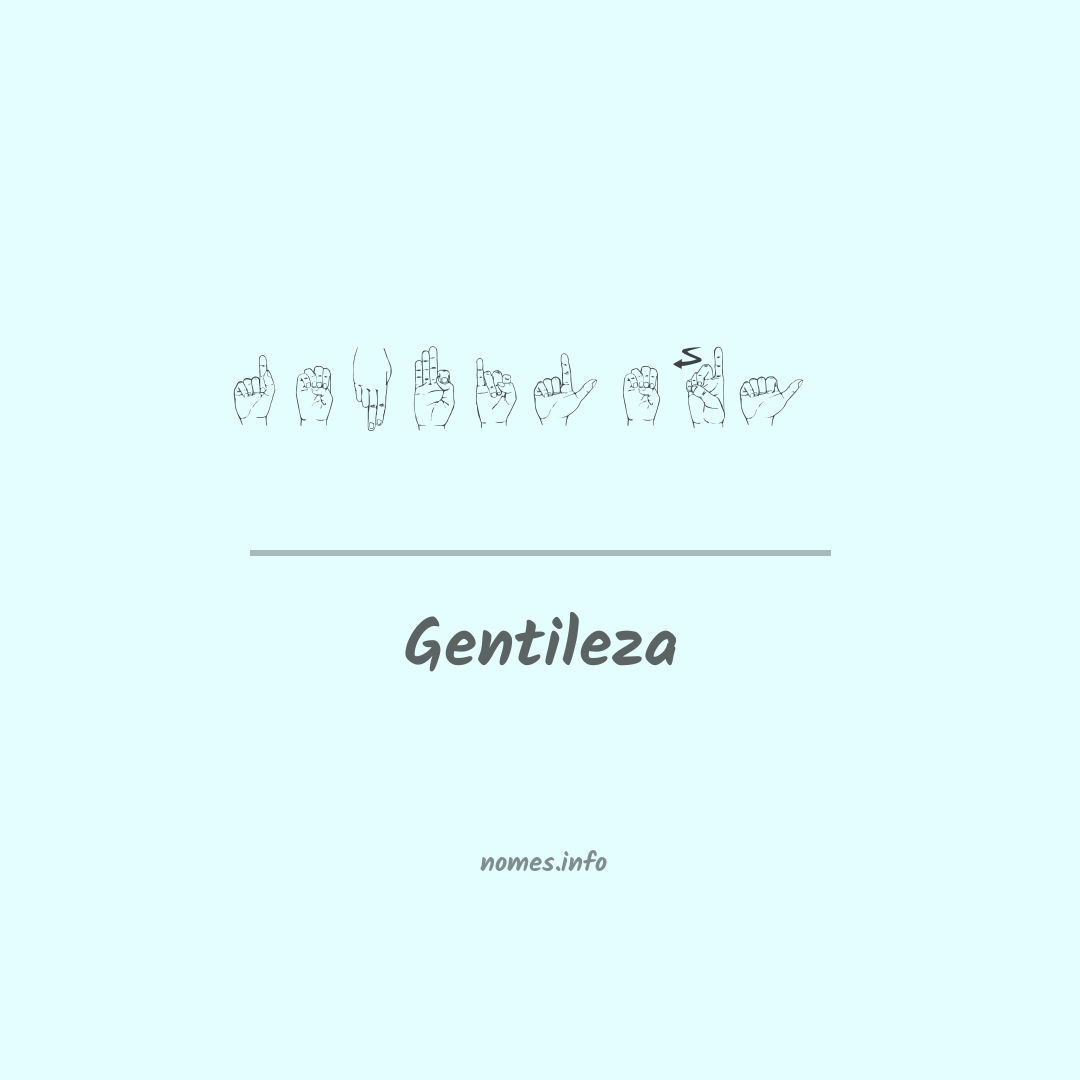 Gentileza em Libras