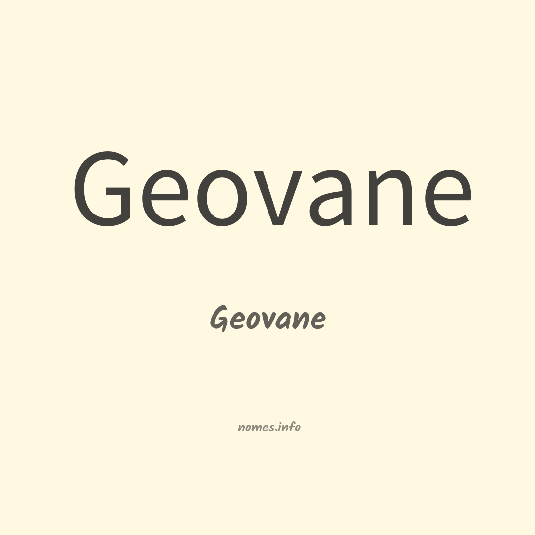Geovane em chinês