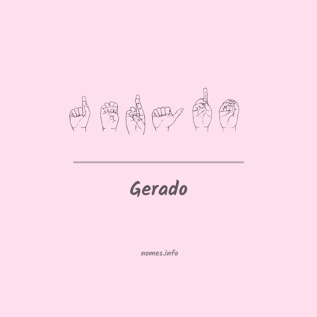 Gerado em Libras